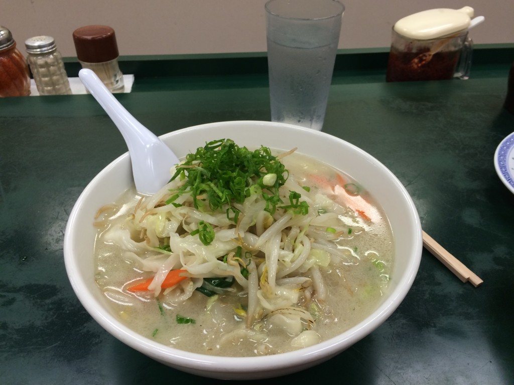 Ezogiku Ramen... vegetable ramen looks sedate but the flavor was rich.