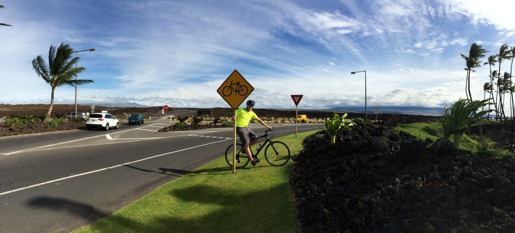 Bike friendly Big Island... 