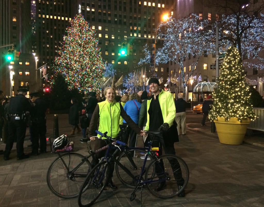 We stopped to say HI to the tree in Rockefeller Center on the way home.
