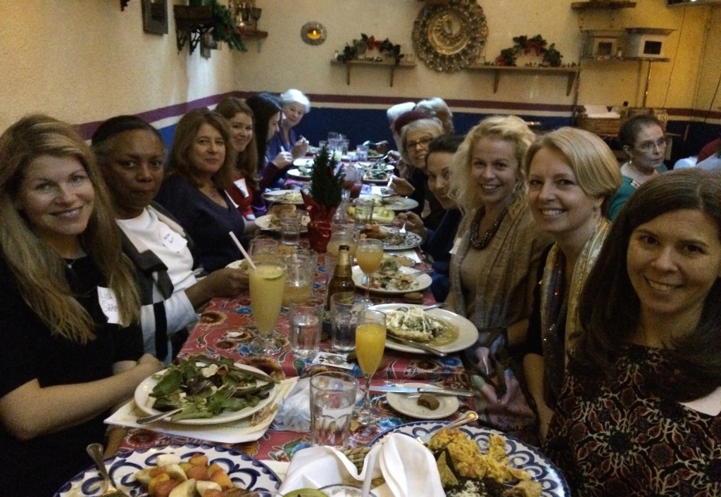 We attended the holiday brunch of the Daughters of the American Revolution. We had a really nice time!