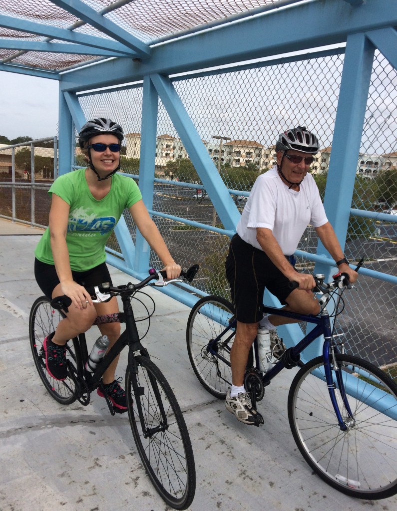 We kept a nice pace along Pinellas Trail and chatted as we went. Good thing we met John when we did... He's leaving for Colorado to go skiing for his 81st birthday.