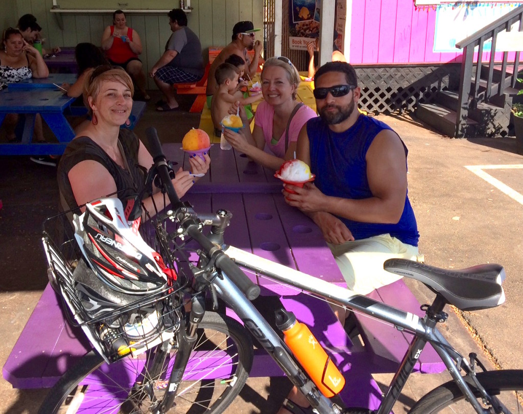 A trip to Hawaii isn't complete without some shave ice. So perfectly refreshing...