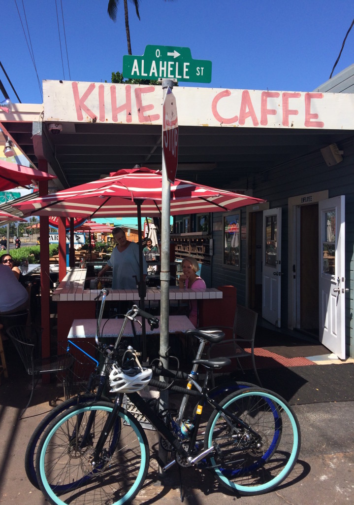 You caught us! Kihei Cafe for a late 2pm breakfast.