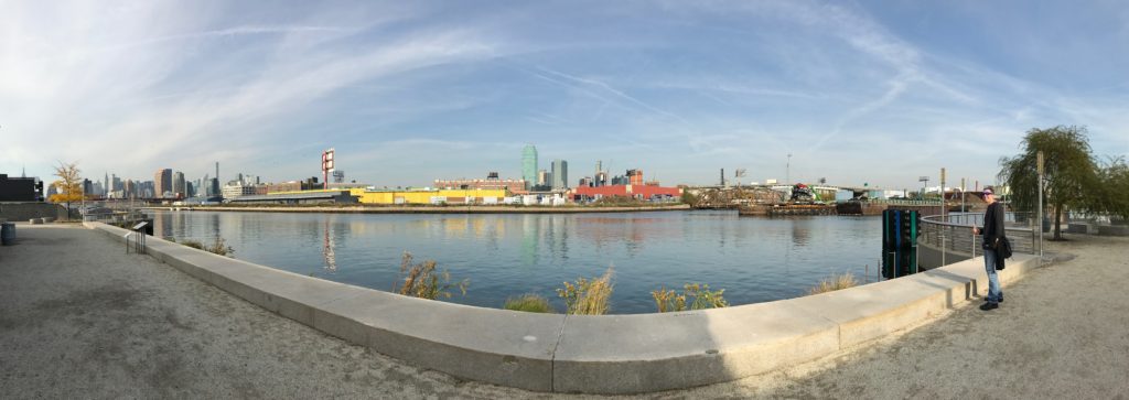 And while we were in Greenpoint, I had a random place to visit.. the Newtown Creek Nature Walk which meanders around the city's largest sewage treatment plant!